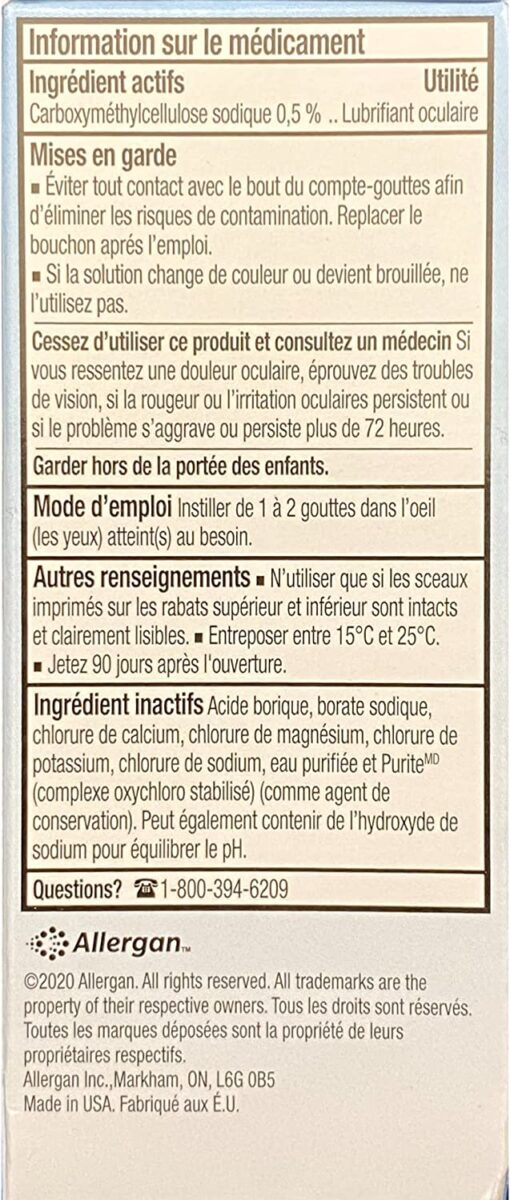 Refresh tears Lubricant Eye Drops (4X15)mililiter Plus (5)mililiter, 60 Milliliter - Image 3