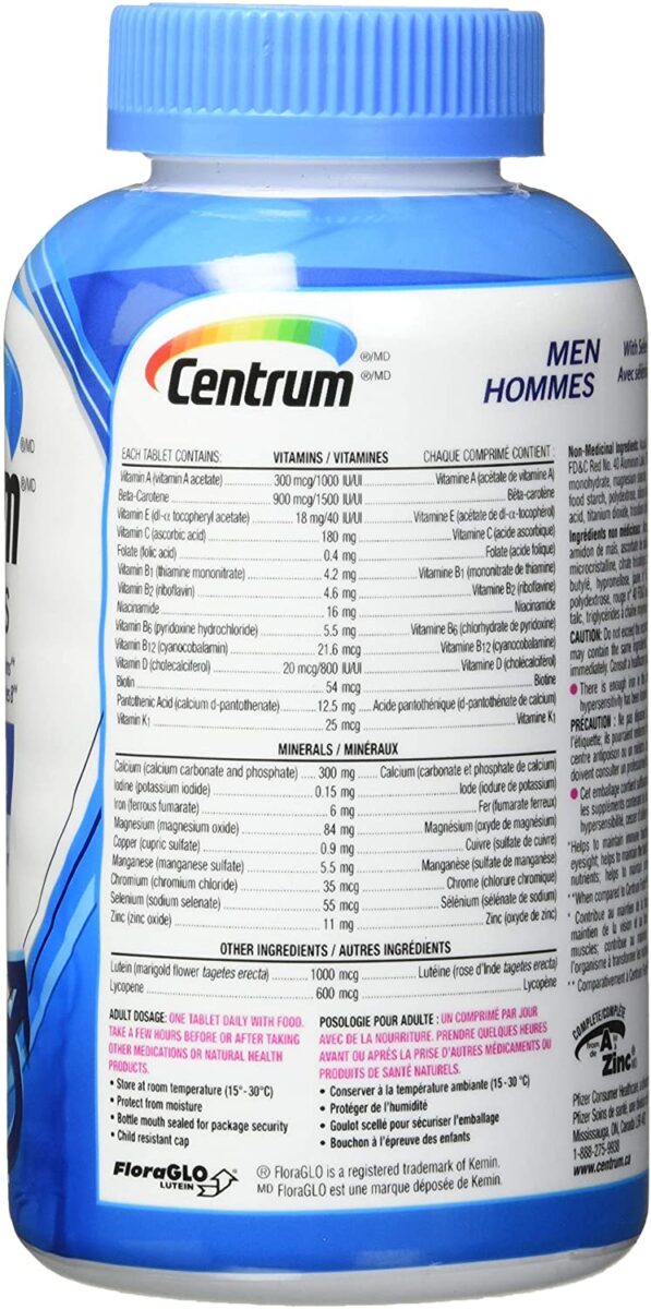 Centrum Men, 250 Tablets - Image 4