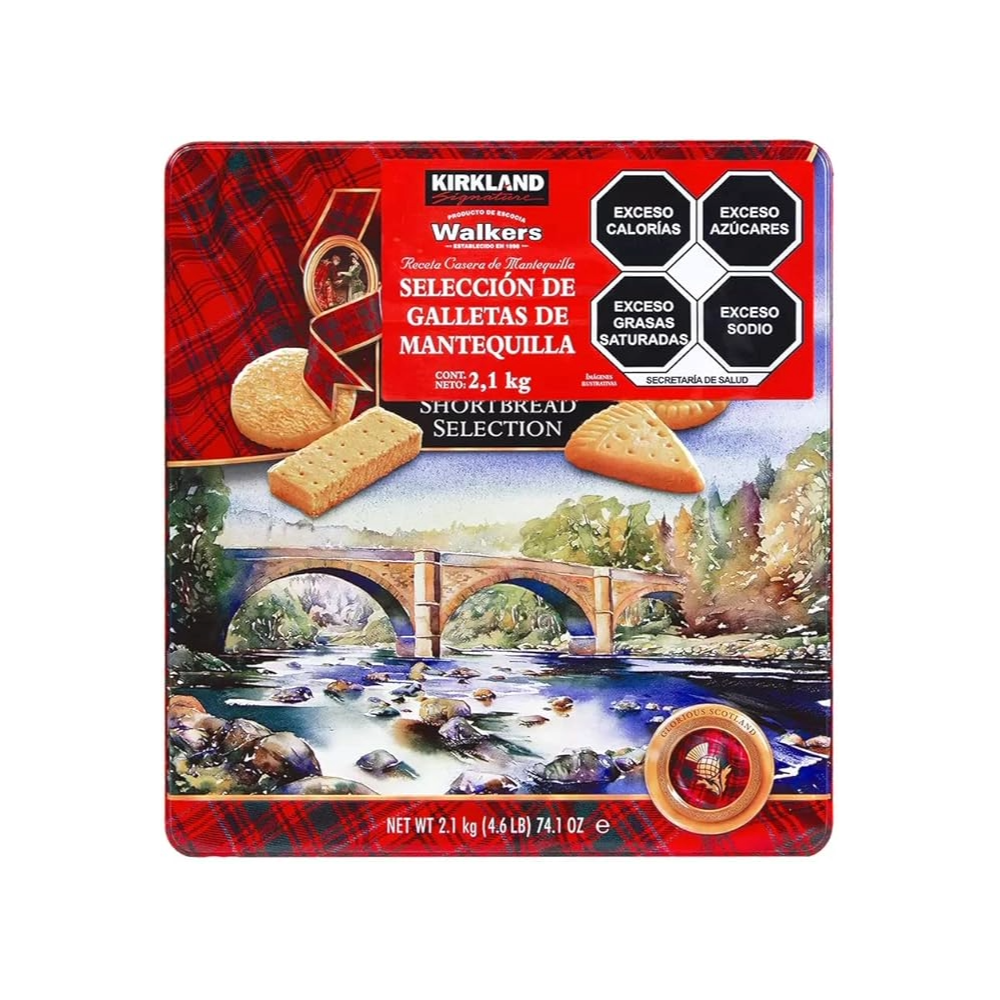Kirkland Signature Walkers Premium Shortbread Selection Gift Tin, 4.6-Pound - Image 2