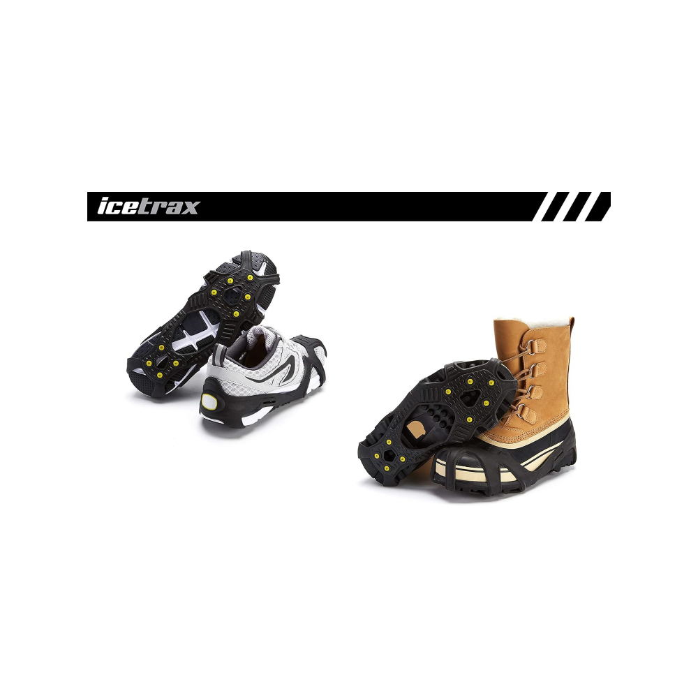 ICETRAX V3 Tungsten Winter Ice Grips for Shoes and Boots - Ice Cleats for Snow and Ice, Stayton Toe, Reflective Heel - Image 2