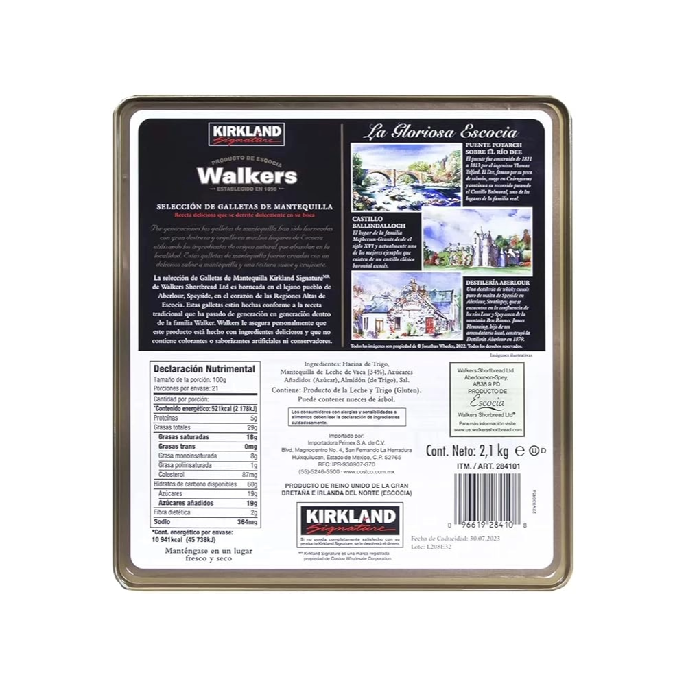 Kirkland Signature Walkers Premium Shortbread Selection Gift Tin, 4.6-Pound - Image 3