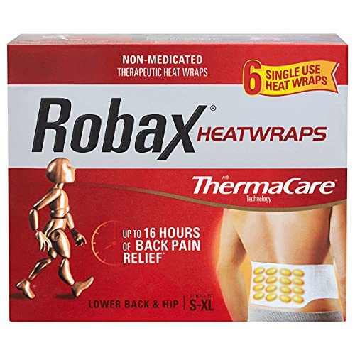 Robax Heat Wraps with Thema Care for Lower Back & Hip S-XL (6 Single Use Heat Wraps) 4.5 out of 5 stars 174