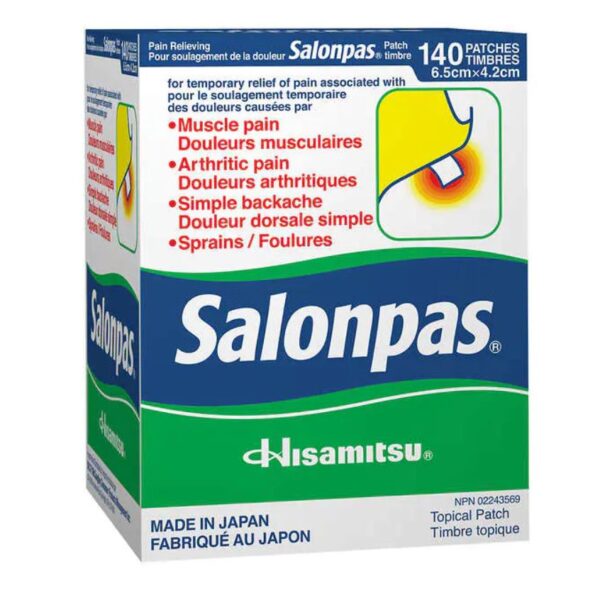Salonpas Pain Relieving Patch - 140 Patches