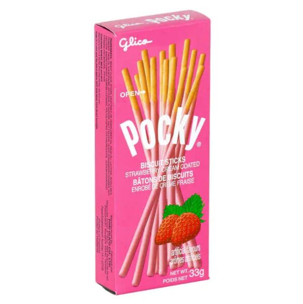Glico Pocky Strawberry Cream Biscuit Stick, 1.41 OZ (Pack of 10) - Image 4