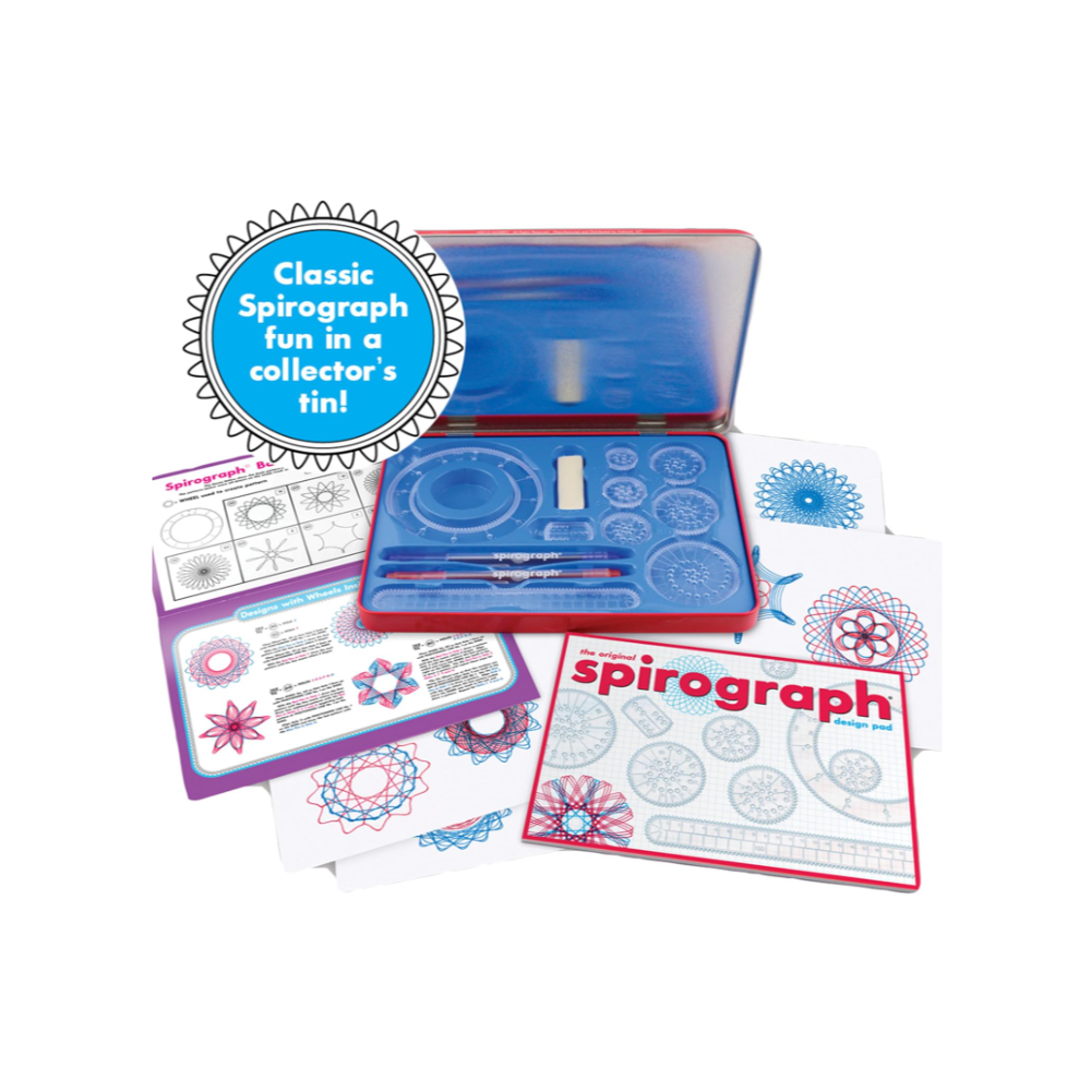 Kahootz Spirograph Design Tin Set in Multicolor - Image 3