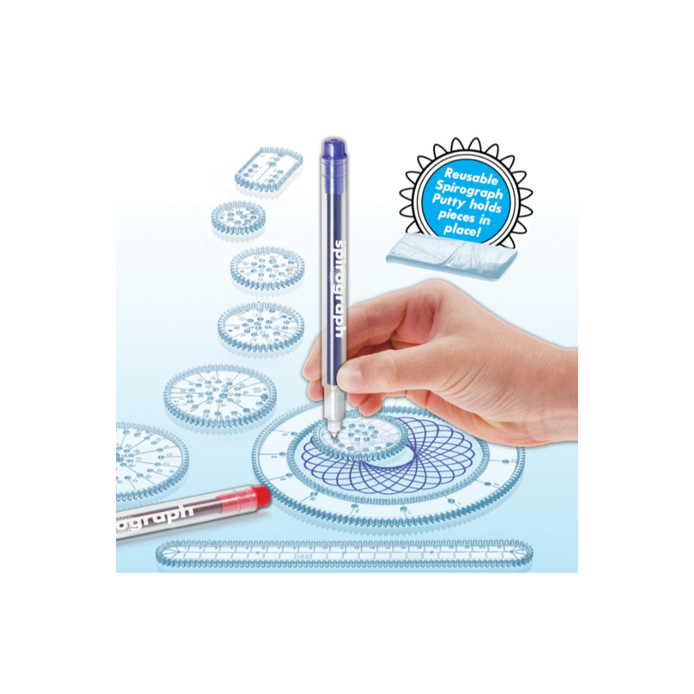 Kahootz Spirograph Design Tin Set in Multicolor - Image 4