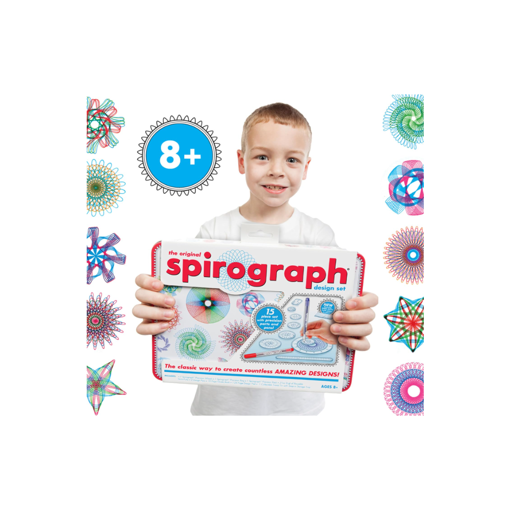 Kahootz Spirograph Design Tin Set in Multicolor - Image 5