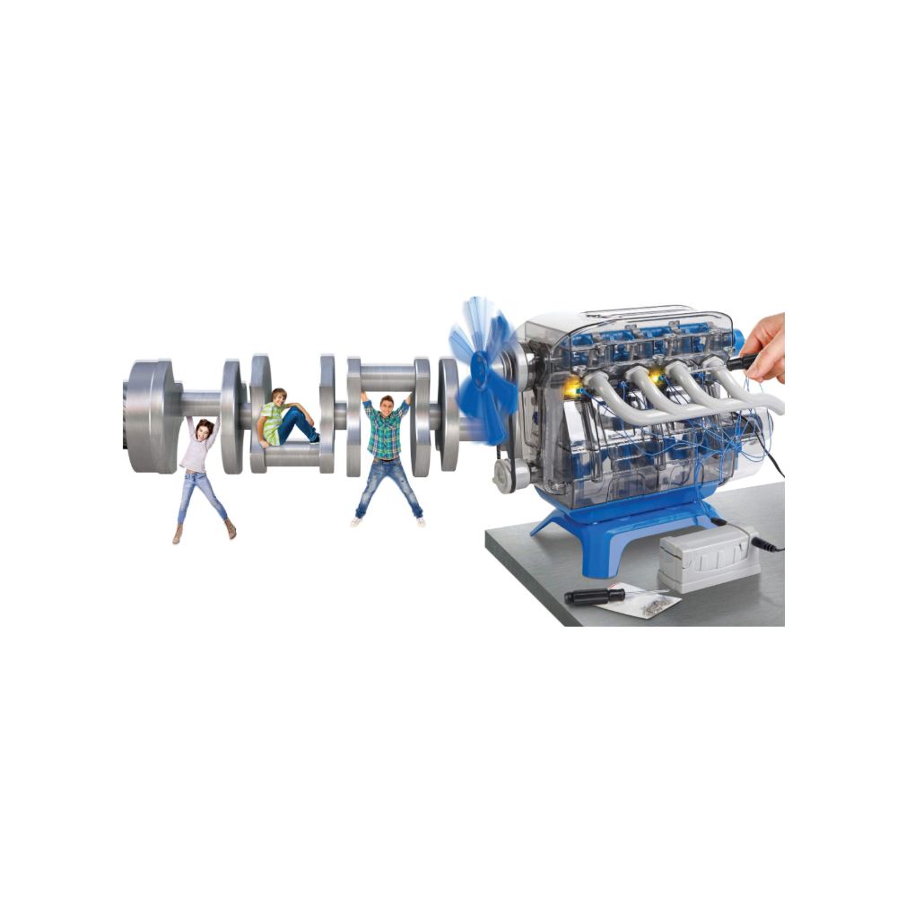 Discovery Motor Engine Building Kit: Educational Toy for Ages 8+ - Image 2